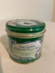 Gal Clover Soap in Can. (2) 3.3 oz soaps - Vintage