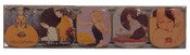 Museo Perfumeria Gal Soap Tins - Strip of 5 Heno Soaps and Tins